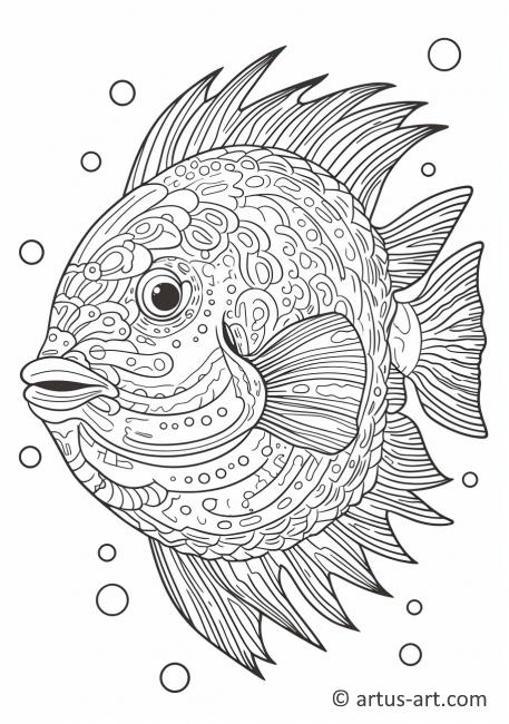 Page de coloriage de Flounder